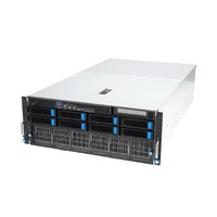 Plateforme serveur ASUS 4U ESC8000A-E12-SKU2/10G/3kW(2+2)/2 PCIe/2 NVMe 90SF02H2-M001J0 AMD x 2 DDR5 x 24 9 x 2.5" SATA/SAS/NVME PSU 2+2