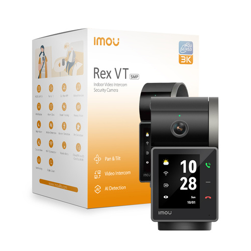 Caméra IMOU Rex VT Pro IPC-S2VBP-5M0WR 5MP 2880 x 1620 px 15 fps