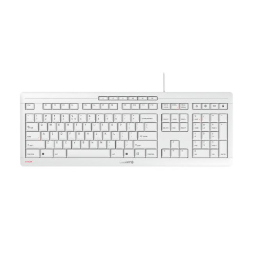 Clavier Câblés Cherry STREAM KEYBOARD QWERTY (EU)