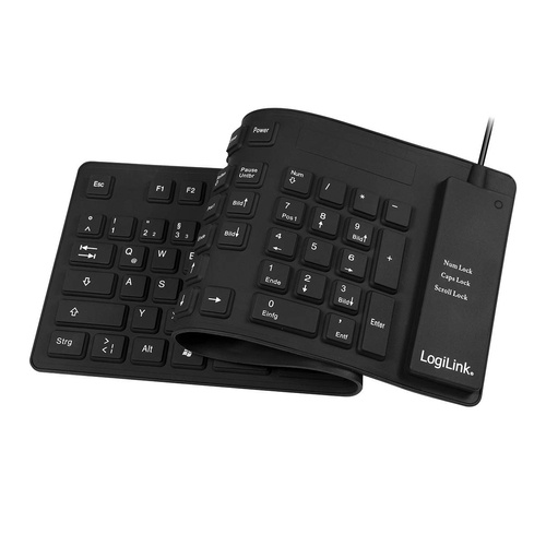 Clavier Câblés LogiLink ID0019A QWERTZ