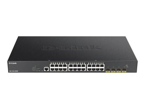 Commutateur D-Link DGS-1250-28XMP/E 24x 1Gb 4x SFP+ 370 W PoE