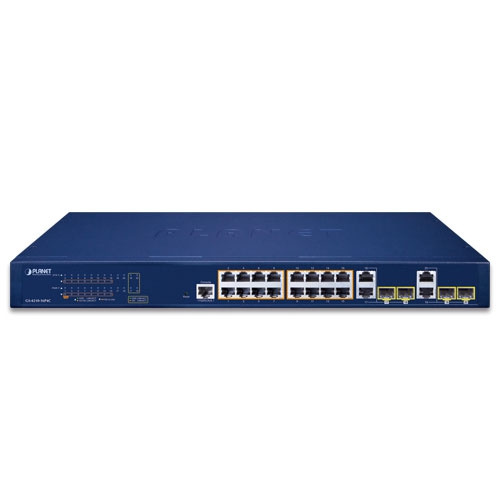 Commutateur Planet GS-4210-16P4C 16x 1Gb 4x RJ-45/SFP 240 W PoE+