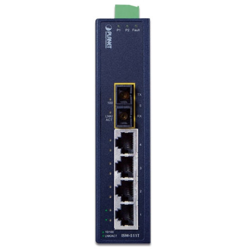 Commutateur Planet ISW-511 4x 100Mb 1x 100Mbps SFP