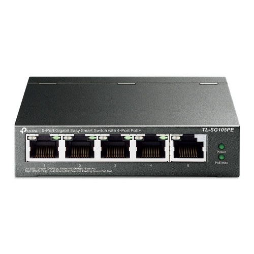 Commutateur TP-LINK TL-SG105PE 5x 1Gb 65 W PoE