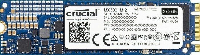 Disque dur SSD Crucial MX300 1000GB M.2 2280 SATA 6Gb/s TLC | CT1050MX300SSD4