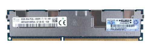 Mémoire RAM 1x 32GB Hynix ECC REGISTERED DDR3 1066MHz PC3-8500 RDIMM | HMT84GR7AMR4A-G7