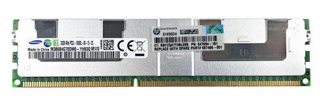 Mémoire RAM 1x 32GB Samsung LOAD REDUCED DDR3 1333MHz PC3-10600 LRDIMM | M386B4G70DM0-YH9