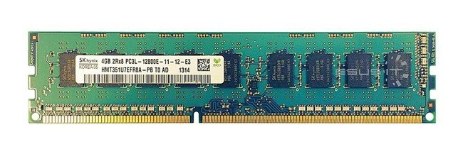 Mémoire RAM 1x 4GB Apacer ECC UNBUFFERED DDR3 2Rx8 1600MHz PC3-12800 UDIMM | 75.B83DM.G000C