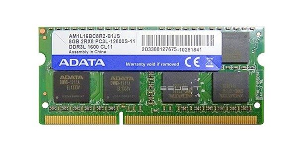 Mémoire RAM 1x 8GB HYPERTEC SO-DIMM DDR3 1600MHz PC3-12800 | AM1L16BC8R2-B1