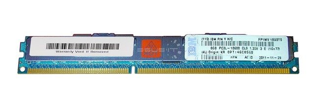 Mémoire RAM 1x 8GB IBM ThinkServer & System X DDR3 1333MHz ECC REGISTERED DIMM | 46C0568