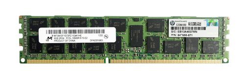 Mémoire RAM 1x 8GB Micron ECC REGISTERED DDR3 1333MHz PC3-10600 RDIMM | MT36KSF1G72PZ-1G4