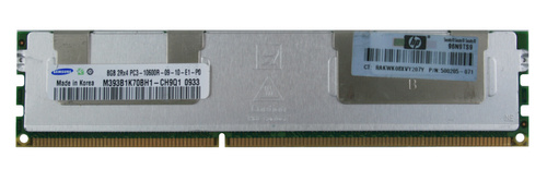 Mémoire RAM 1x 8GB Samsung ECC REGISTERED DDR3 1333MHz PC3-10600 RDIMM | M393B1K70BH1-CH9