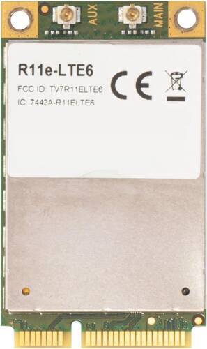 MikroTik R11e-LTE6 - 2G/3G/4G/LTE miniPCi-e card