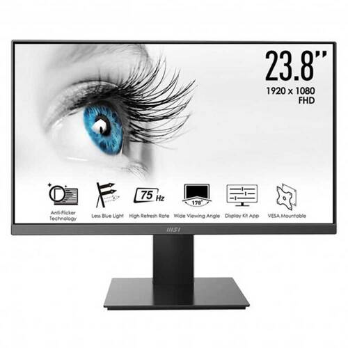 Moniteur 23.8" MSI PRO MP241X 1920 x 1080 Full HD 60Hz matrice d'écran IPS