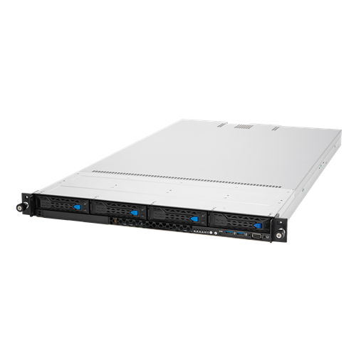 Plateforme serveur ASUS 1U RS500A-E11-RS4U/800W/4NVMe 90SF01R1-M00330 AMD x 1 DDR4 x 16 6 x 3.5" NVME/SATA/SAS PSU 1+1