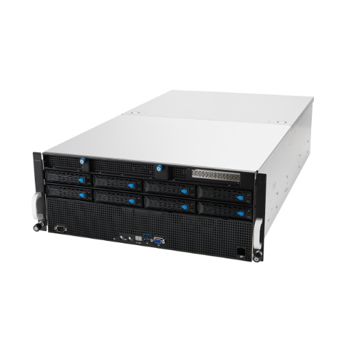 Plateforme serveur ASUS 4U ESC8000A-E11-SKU1/2.2KW(1+1)/2PCIe/2NVMe 90SF0214-M001B0 AMD x 2 DDR4 x 32 10 x 2.5" SATA/SAS+2NVME PSU 1+1