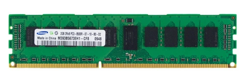 Mémoire RAM 1x 2GB Samsung ECC REGISTERED DDR3 1066MHz PC3-8500 RDIMM | M393B5673EH1-CF8