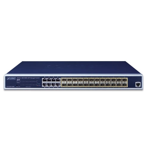 Commutateur Planet GS-5220-16S8C 20x SFP 4x RJ-45/SFP