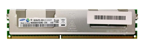 Mémoire RAM 1x 16GB Samsung ECC REGISTERED DDR3 4Rx4 1066MHz PC3-8500 RDIMM | M393B2K70CM0-CF8